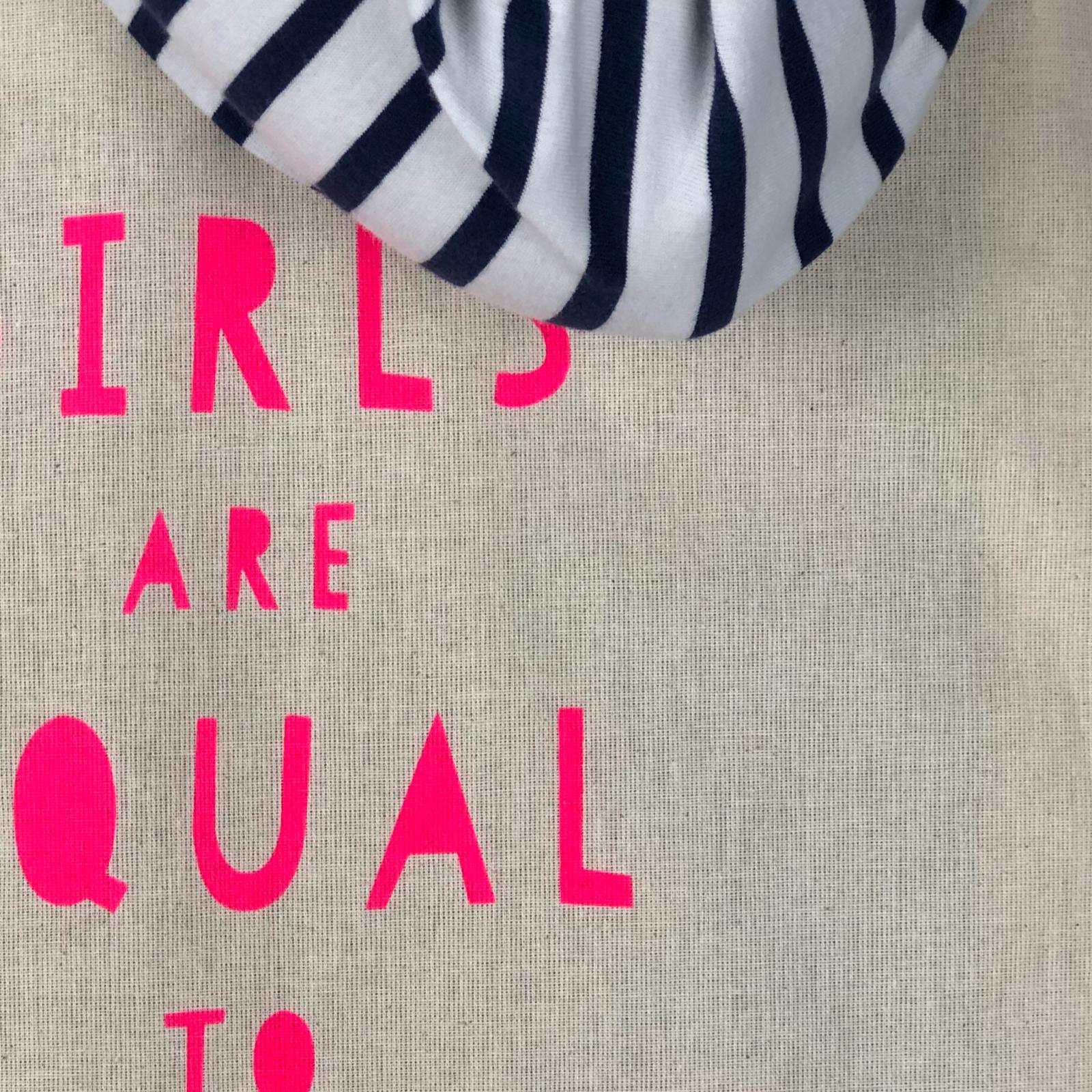 Girls are Equal to Boys Tote Bag - Image 3